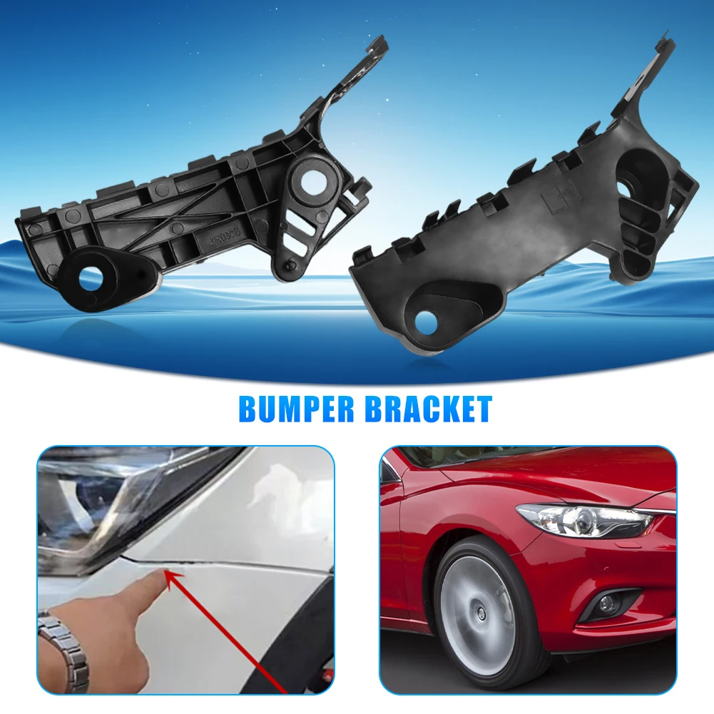 Pair Front Bumper Retainer Mounting Brackets Set For  Mazda 6 Atenza 2014-2021 OEM Number:GHP9-50-0U1C GHP9-50-0T1B