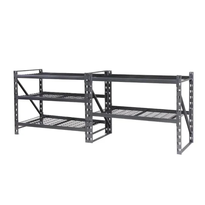 Stronghold Garage Gear Heavy Duty 5-Shelf Metal Rack Wire Decking in Textured, 1000lb per Shelf