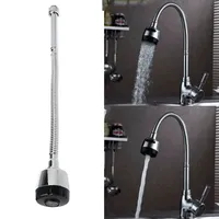 304 Stainless Steel Swivel Spout Kitchen Sink Faucet Pipe Fittings Single Handle Connection