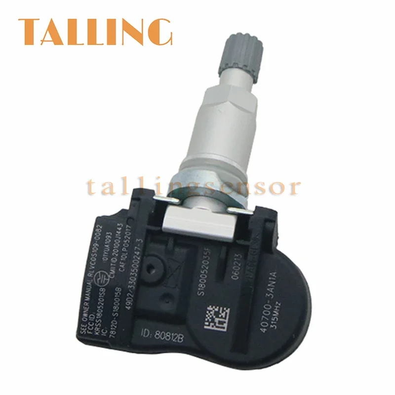 40700-3AN1A TPMS Tire Pressure Monitor Sensor 315MHz For Nissan Leaf Sentra Versa 2012-2019 New 407003AN1A 40700 3AN1A