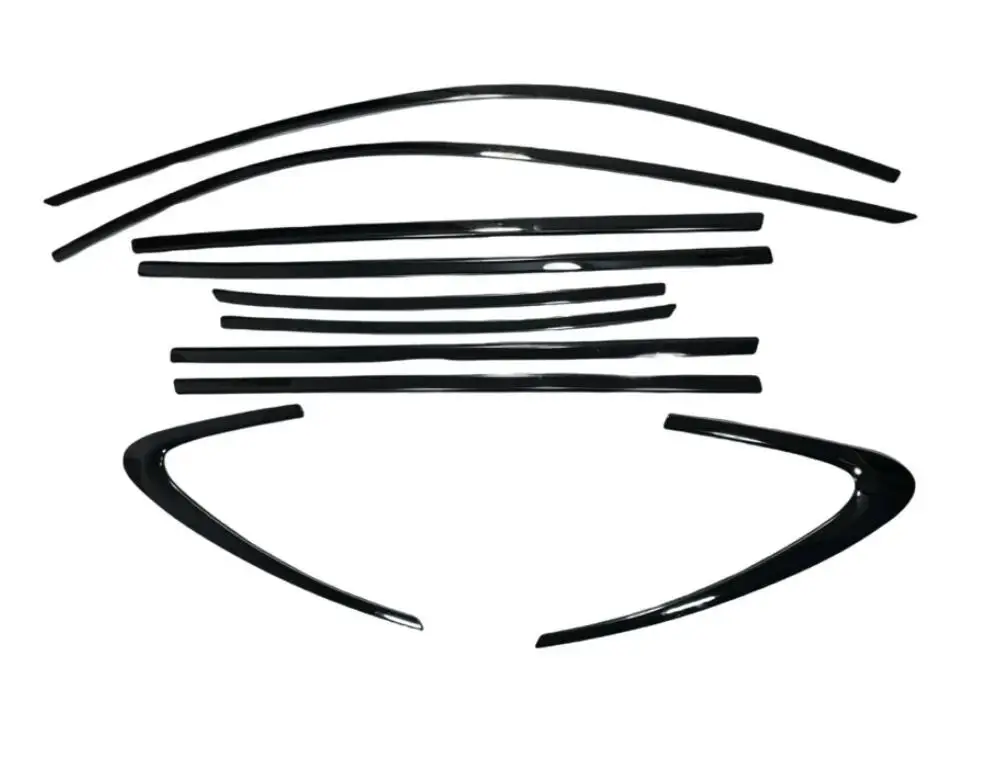Auto Styling Deur Volledige Venster Molding Frame Sill Molding Trim Strip Cover Sticker Voor Porsche Macan 2014-2021