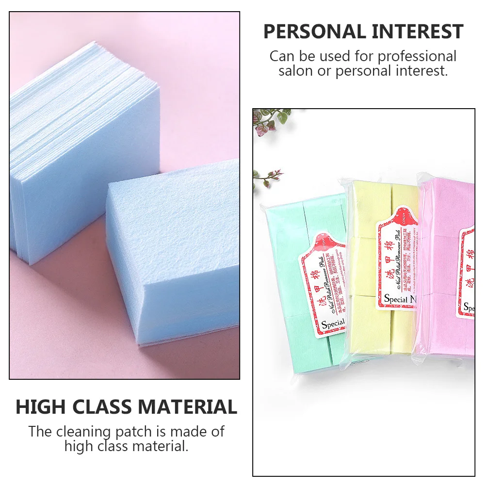 4 قطعة بقع التنظيف غير المنسوجة المتاح مزيل طلاء الأظافر منصات ل هلام الاكريليك الأظافر مانيكير مسح التصحيح مسمار أداة إزالة الصواميل #2