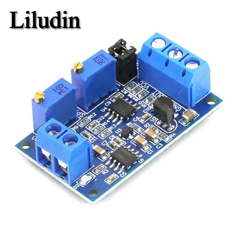 Current To Voltage Module 0 -20mA/4 -20mA to 0- 3.3V/0 -5V/0 -10V Voltage Transmitter Signal Converter Module