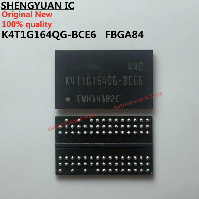 5Pcs/lot K4T1G164QG-BCE6  K4T1G164QG BCE6  FBGA84 1Gb F-die DDR2 SDRAM  Memory chip 100% new imported original 100% quality