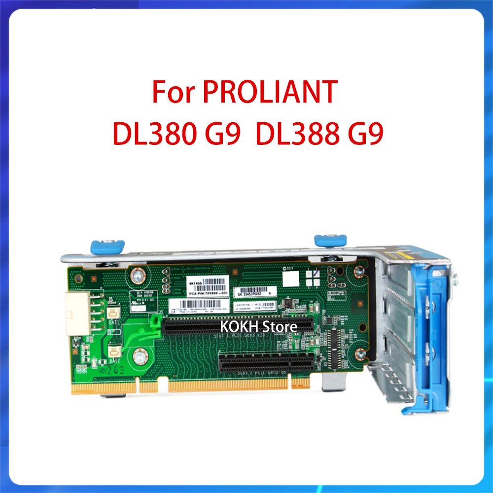 

Original for DL380 DL388 G9 Gen9 RISER 1 Cage 719072-001 793533-001 77282-001 729806-001 PCI-E Expansion Card Upgrade Board