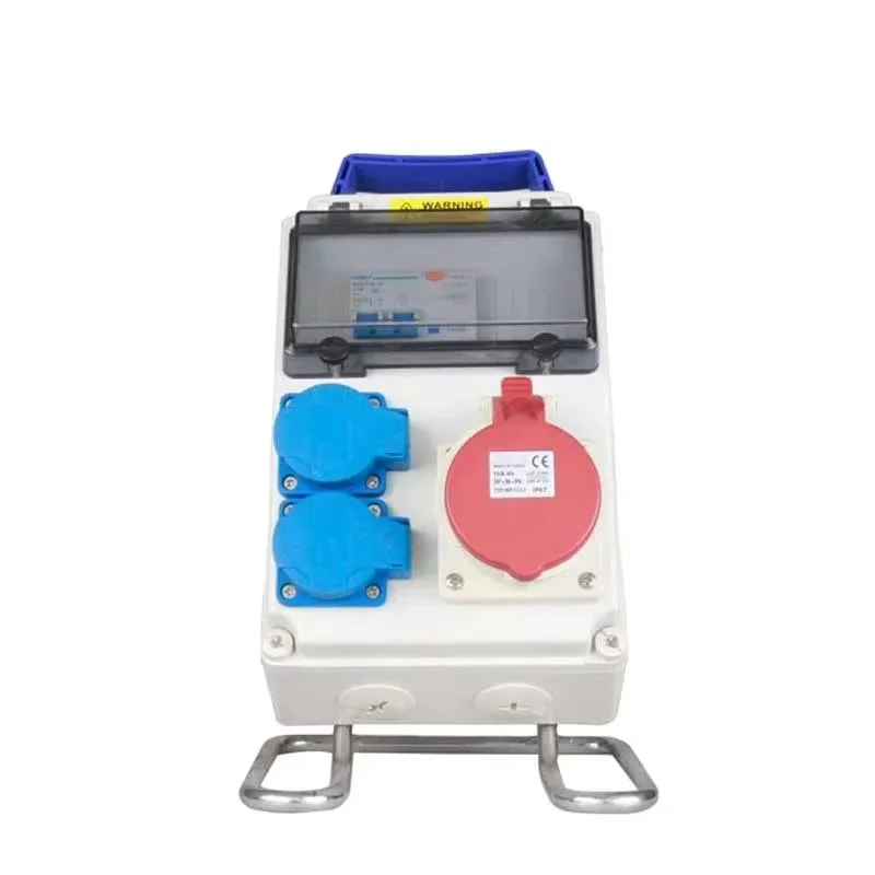Industrial Construction Site Group Handheld Socket Distribution Box Electrical Extension Distribution Multi Socket Box