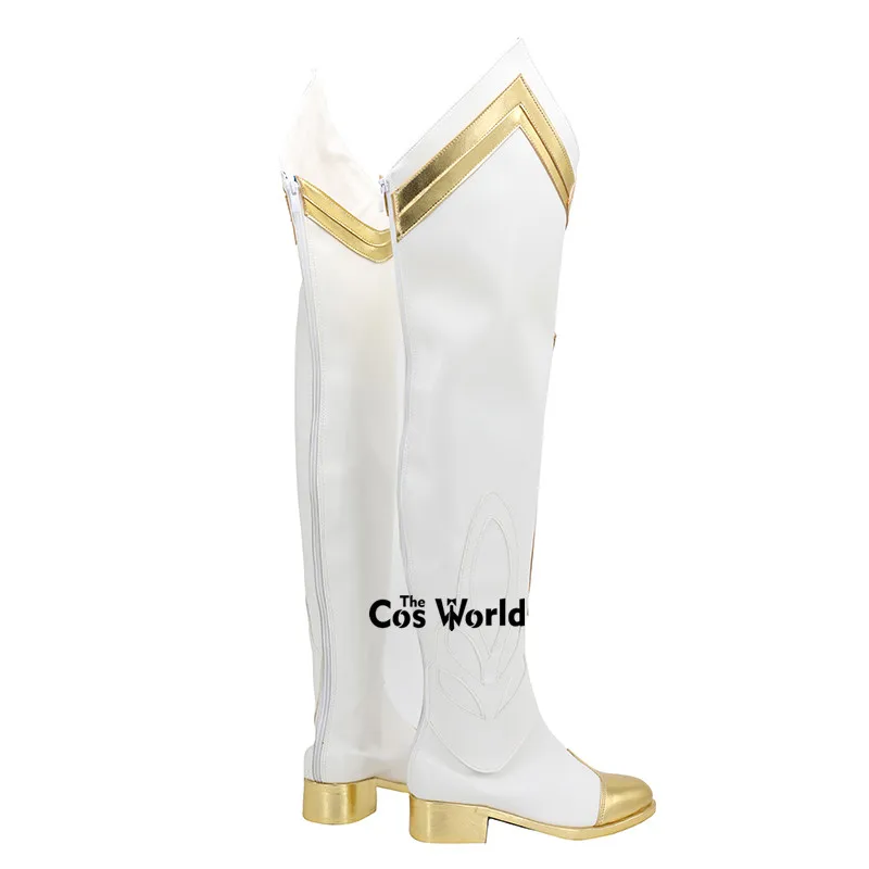 Genshin Lumine Games Passen Sie Cosplay-Stiefel mit niedrigem Absatz an