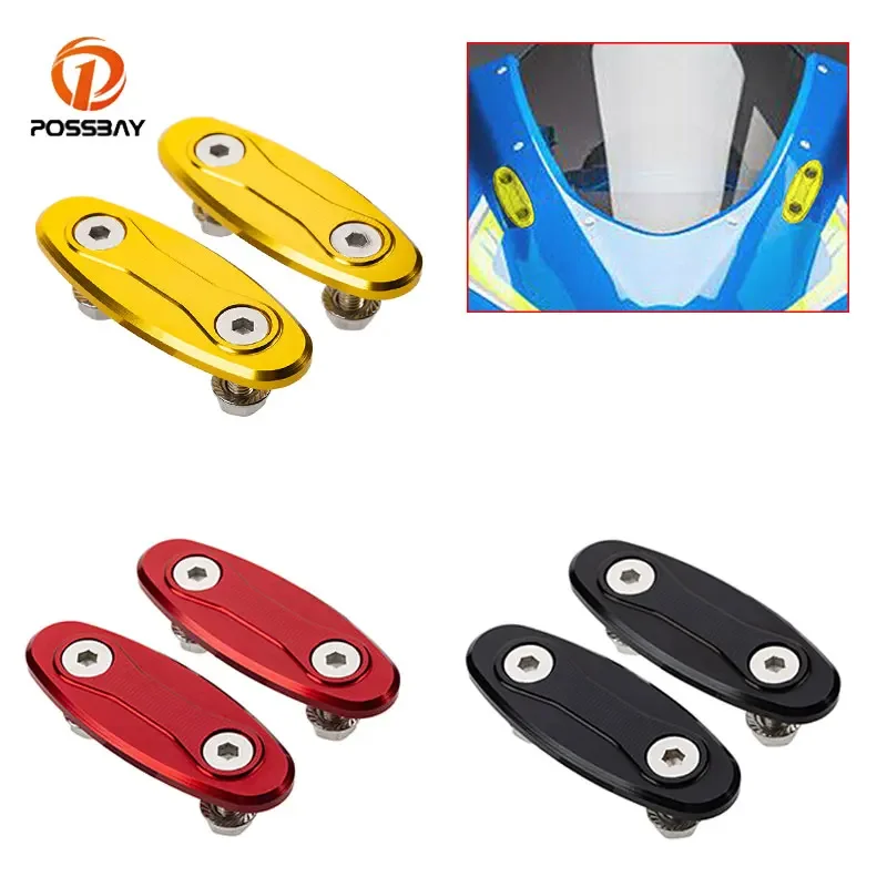 Motocicleta Bloco Off Plate, Chassis Espelho, Espelho retrovisor Hole Cover, Decorativo Código Cap Base para Suzuki GSXR GSX-R1000 600 750