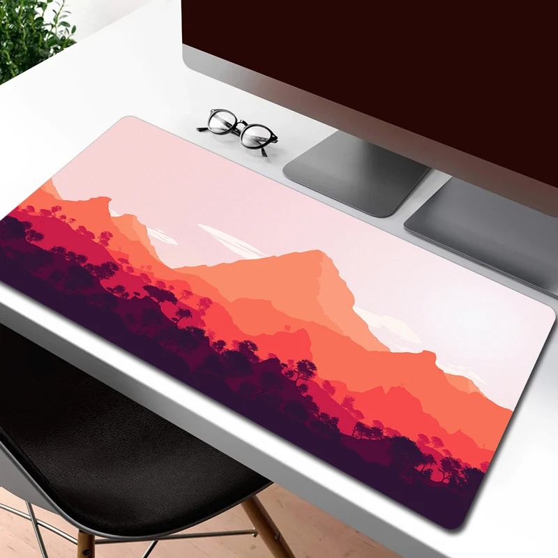 Imagem -03 - Não-deslizamento Grande Computador Mouse Mat Firever Floresta hd Imprimir Mousepad Borracha Mat Tabela Jogo de Arte Escritório Estender Xxl