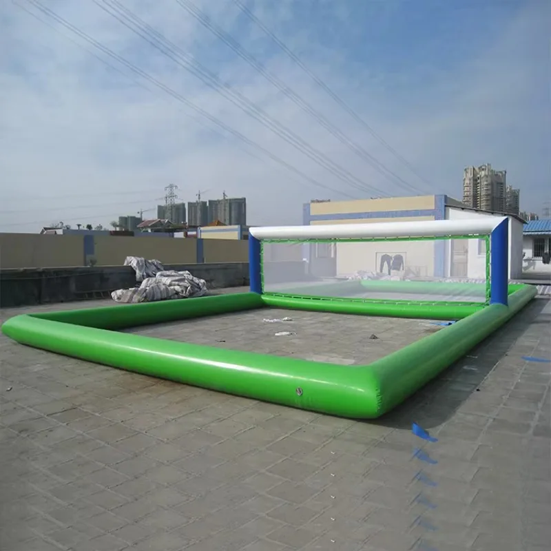 2026Commercial Floating Water Sports Game Inflatable Volleyball Court Toyswoniu