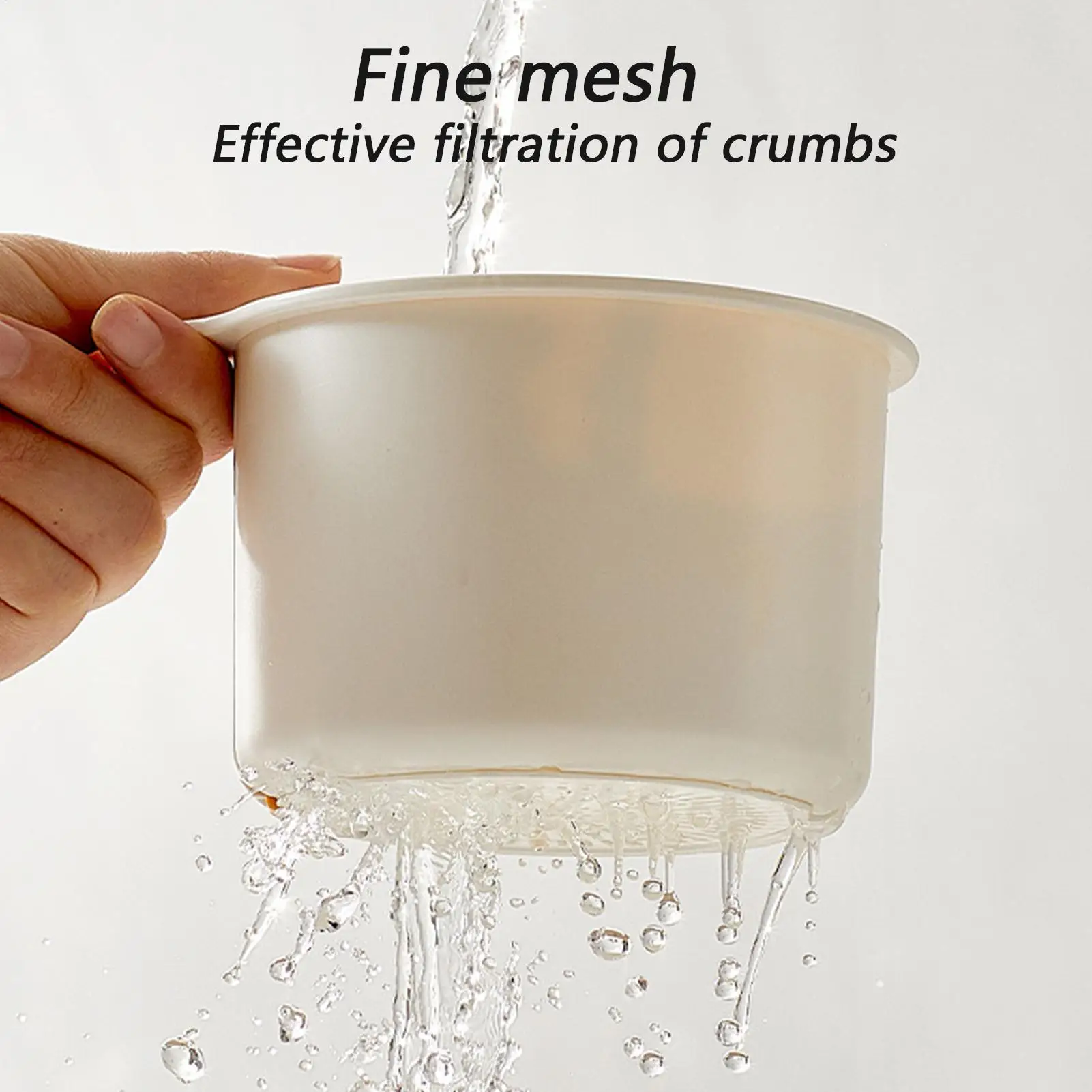 

1Pcs Kitchen Sink Strainer Basket Hangable Filter Basket Food Catcher Waste Filter Tools for Wash Fruit for Home Restaurant