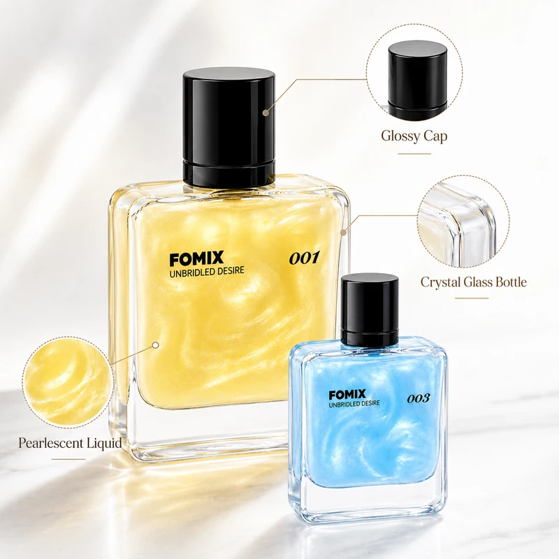 FOMIX 2PCS Men's Perfume Set, Long Lasting Fresh Ocean & Warm Seductive Eau De Parfum Spray, Citrus Floral Musk Woody Cologne, Day Night Portable Fragrance Gift for Him view 6