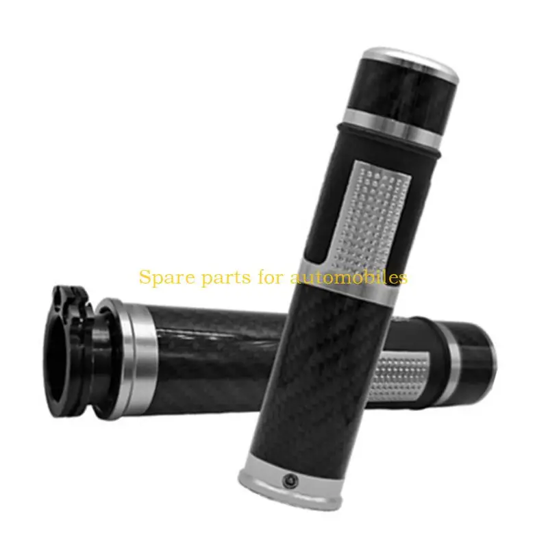

H58F strong strength Carbon Fiber Motorcycle Hand Grips Anti Slip Designs Motorcycle Handle Grips Simple Installation