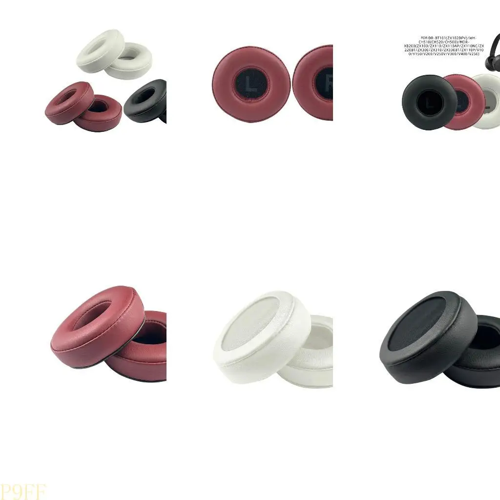 CS1W Ergonomic Ear Cushions For WHCH500/CH510/CH520, MDRZX100 Headphone Earcups