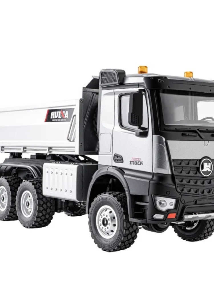 

RTR 1/14 HUINA 1598Pro 2.4G Remote Control Dumper 6×6 Engineering Transport Metal Vehicle Lifting Rod Tipper Car Light Sound