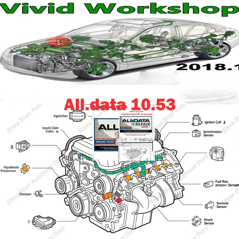 

Горячий диагностический комплект ALLDATA 10.53 + Vivid 2018.1, автомобильное программное обеспечение | Полное руководство по ремонту | Установка электронной почты | Кодирование ЭБУ