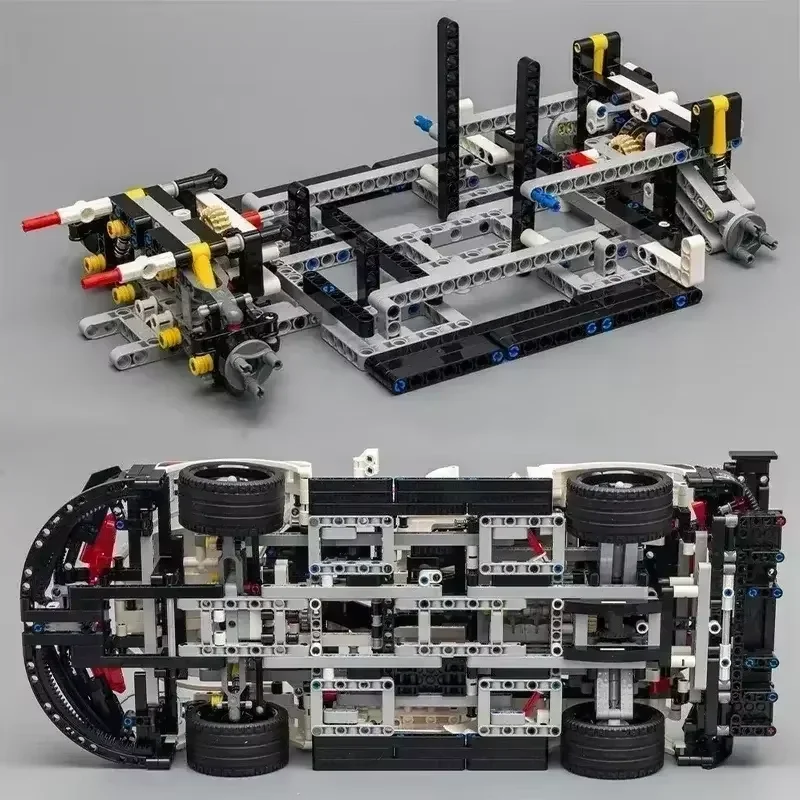 مجموعة أدوات بناء سيارة سباق 1580PCS 42096 مجموعة سيارات نموذجية قابلة للتجميع مع عرض تفصيلي تعزز تعلم العلوم والتكنولوجيا والهندسة والرياضيات هدايا رائعة