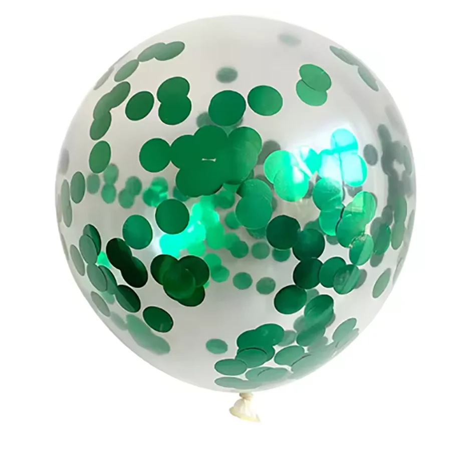 12 Zoll/10 Stück Set Glitzer-Konfetti-Latexballons Romantische Hochzeitsdekoration Gold Transparente Geburtstagsparty-Dekoration für Kinder und Babys – Detail 8