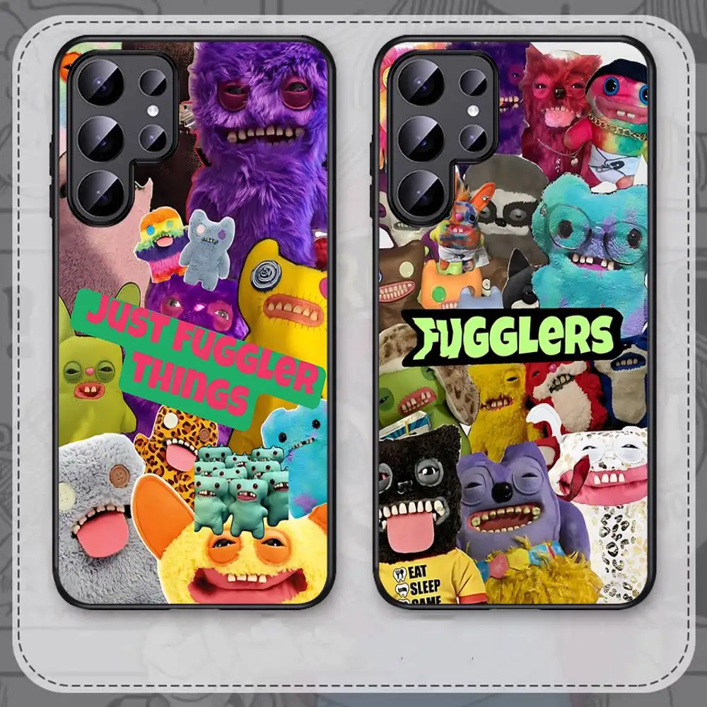 CUTE Doll Fuggler Phone Case For Samsung S 24 Fe 25 Ultra Plus 20 Lite 21 30 22 23 24 22 Ultra 5G Fundas