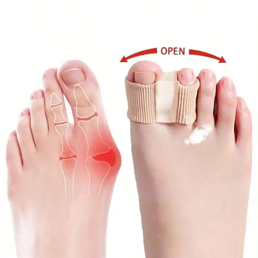 

Bunion Pain Relief For Active Lifestyles – 2 Pack Toe Separators, Comfortable For Walking, Running, Hiking & Daily Wear, Durable Shoe Support