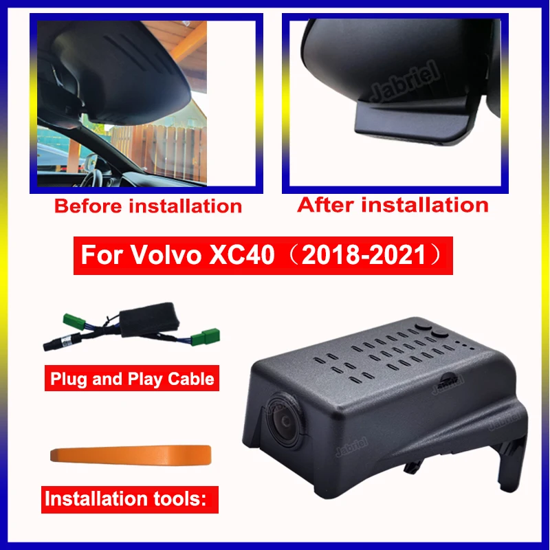 For PoleStar 2 Car DVR 1080P Dash Cam For Volvo S60 t5 t6 t8 For Volvo S40 S60 S80 S90 V40 V50 V60 V70 V90 XC40 XC60 XC70 XC90