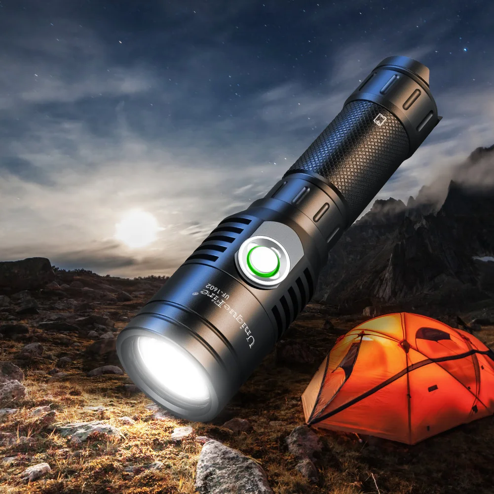 uniquefire-1602-torcia-tattica-led-super-luminosa-3000lm-5-modalita-torcia-impermeabile-ricaricabile-per-campeggio-esterno-duty-patrol