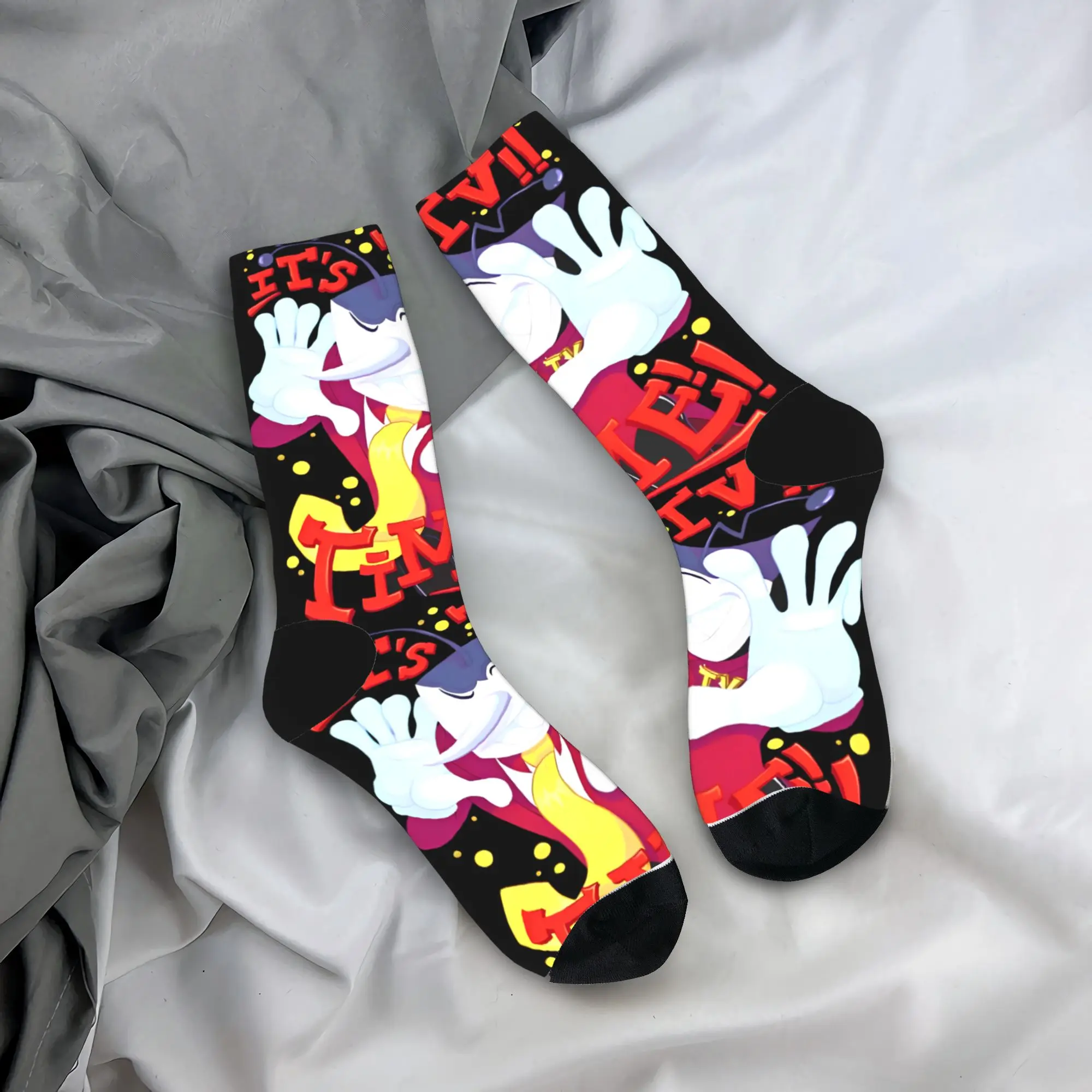 Nuevos calcetines para hombre Harajuku Deltarune Mr Ant Tenna TV Time calcetín Gaming gráfico calcetines de mujer Primavera Verano Otoño Invierno