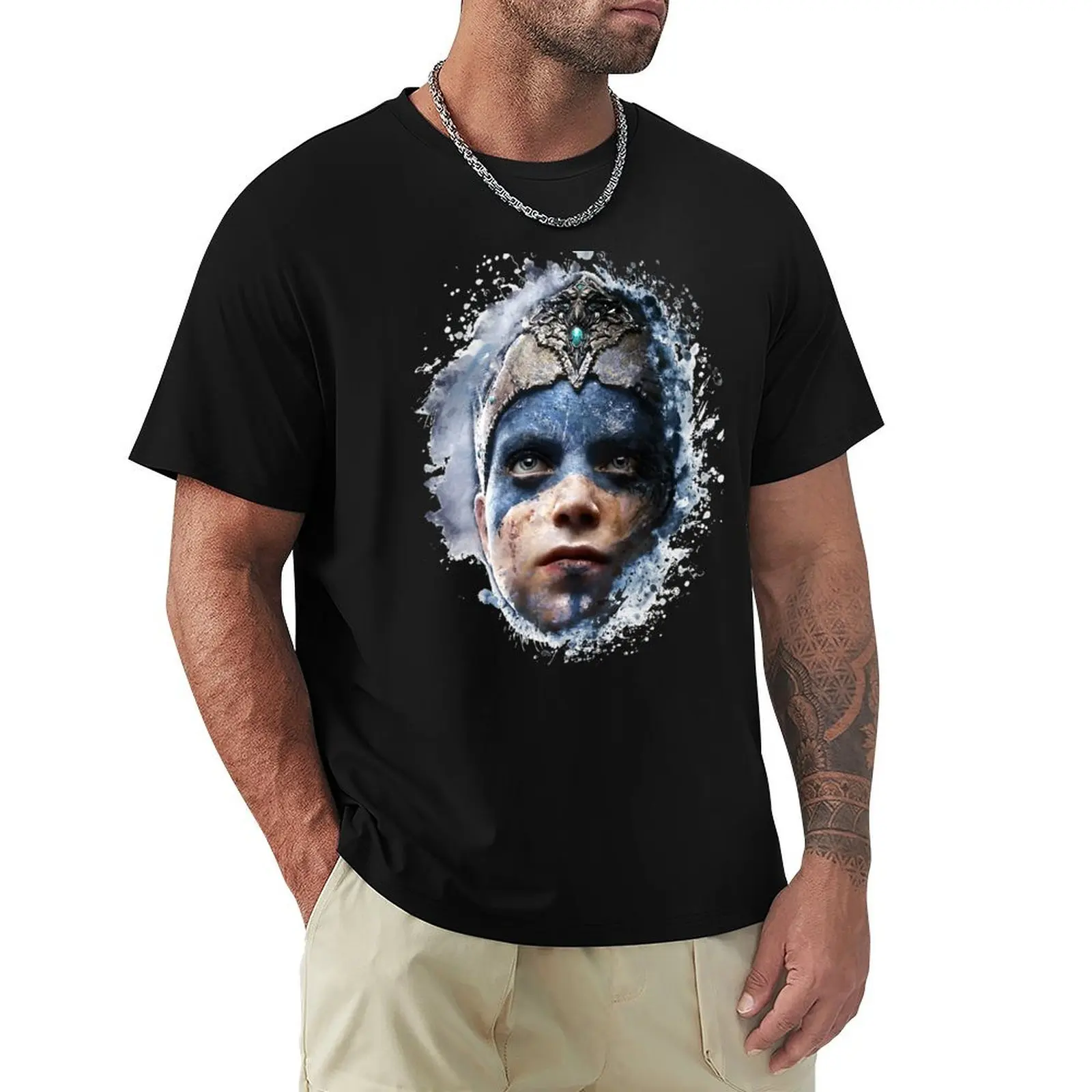 Camiseta Hellblade Senua's Sacrifice, camiseta cómoda de manga corta para entrenamiento