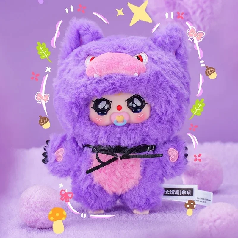 Presale 30 يوما حقيقية الطفل ثلاثة ارتداء الدب سلسلة الفينيل أفخم صندوق أعمى لعبة عصرية جمع هدايا عيد الميلاد اليدوية #2