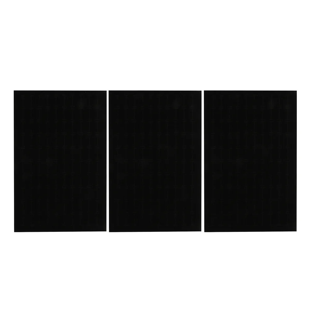 

3Pcs Jewelry Box Inserts Ring Earring Sponge Pad Organizer 100 Slots Display Tray Cushion Padding for Accessories