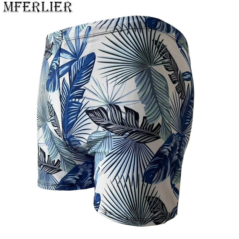 Sommer Männer Boards horts Strands horts Blumen gestreifte schnell trocknende Badehose Hawaii Shorts atmungsaktiver elastischer Komfort