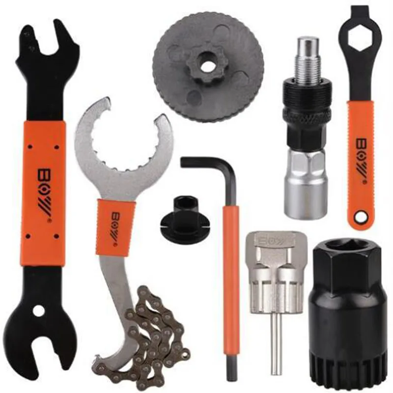 Suitable forBOY Mountain Bike Repair Tool, Bicycle Repair, Axle Removal Tool, Rotary Removal Kit