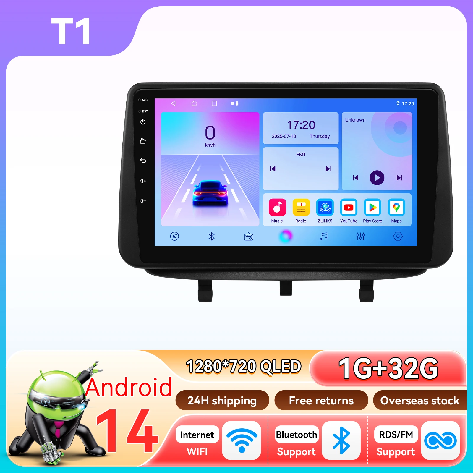 Android Auto Radio voor Opel Meriva B 2009 -2014 Draadloze CarPlay GPS Intelligente Stereo Multimedia 2Din Autoradio 360 camera Wifi