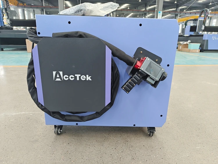 Mini 300W Portable Pulse Laser Cleaning Machine Removal Paint Oil Handheld Pulse Laser Cleaning Machine For Graffiti On Brick