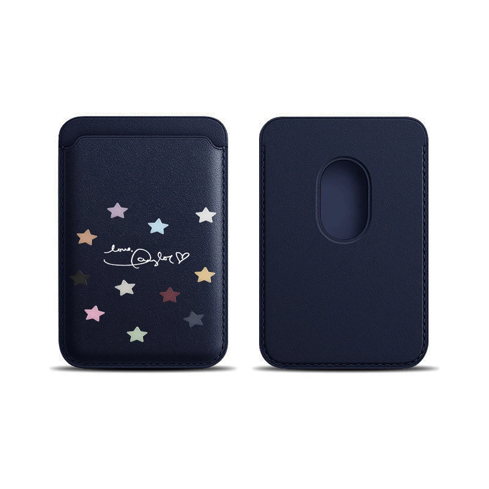 Stars Sky INS Leder-Kartenetui Handyhülle Magnetische Hülle Geeignet für Alle iPhones für Magsafe Karten-Handy-Rückentasche – Detail 14