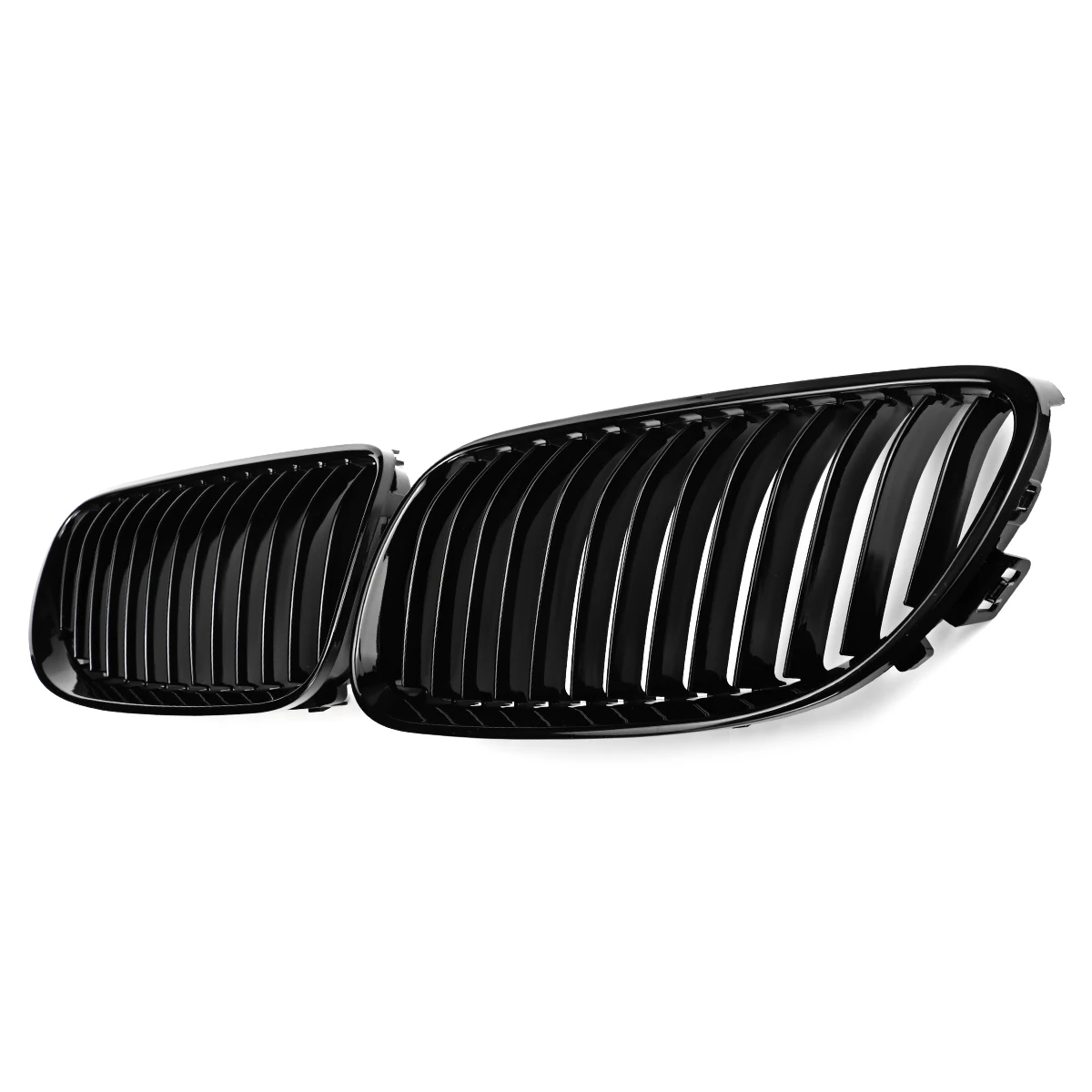 Kisi pengganti ginjal depan mobil hitam mengkilap, untuk BMW E92 E93 3 Series 2 pintu 2010-2013 kap Grill balap Facelift kelopak mata