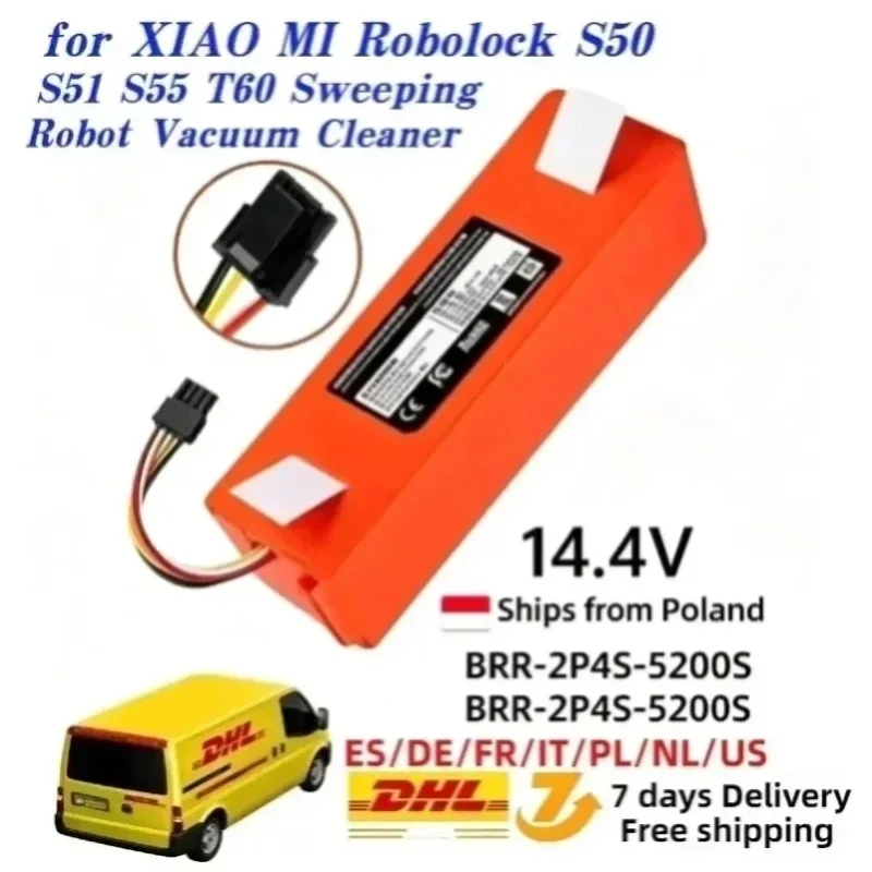 Hochleistungs-Akku 6500mAh BRR-2P4S-5200S, große Kapazität & konstante Leistungsabgabe, fortschrittlicher mehrschichtiger Sicherheitsschutzschaltkreis, lange Lebensdauer, Ersatz-Zubehör für Xiaomi