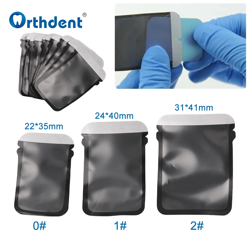 

100 Pcs Dental Barrier Envelopes X Ray Film Digital Radiography Sensor Protective Pouch Cover Bags Disposable Dentistry Material