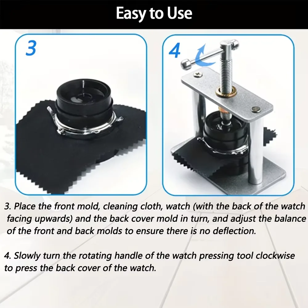 81 Watch Repair Kits+Watch Pressing Tools, Battery Replacement, Ideal Gift For Watch Manufacturers And Hobbyists