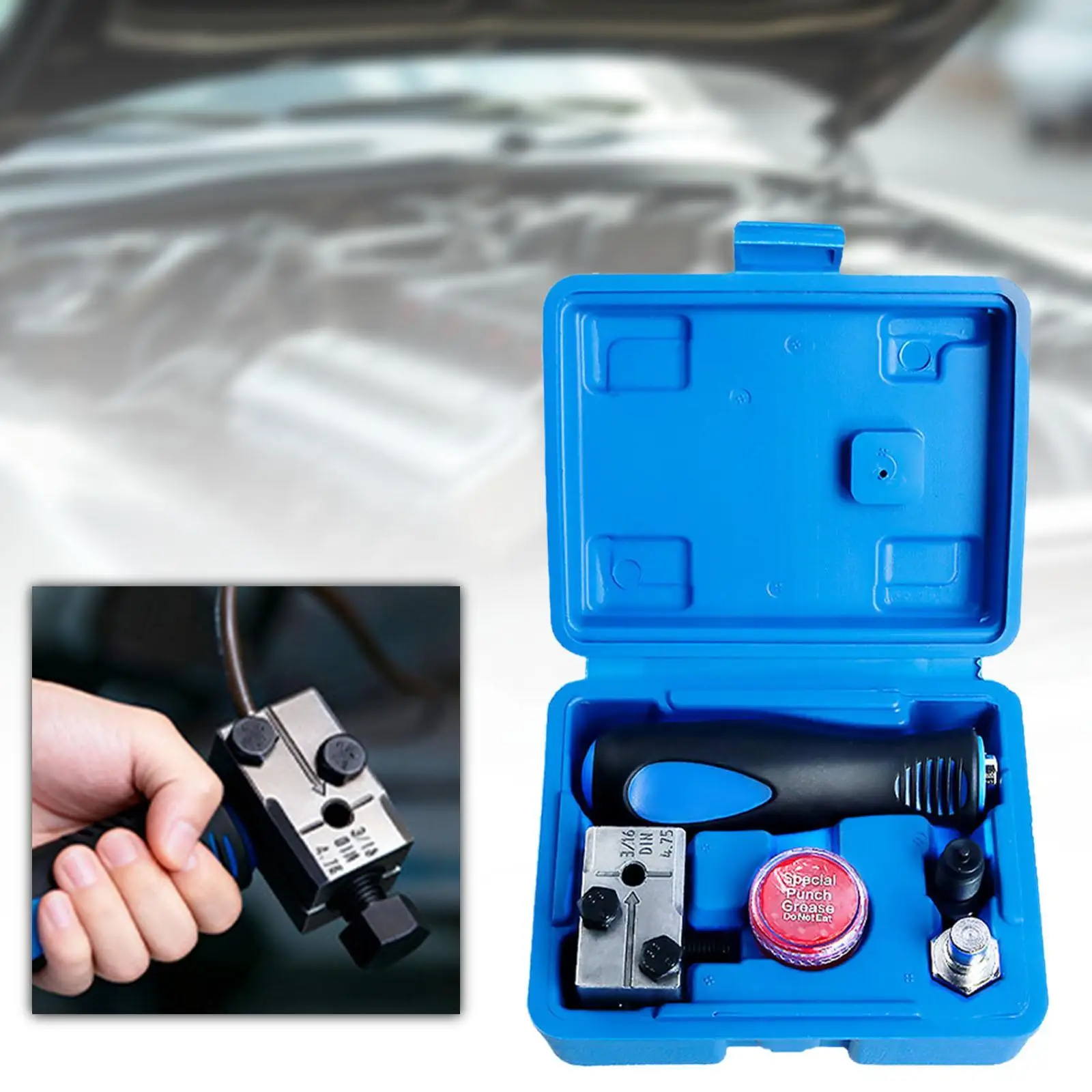 

Brake Line Flaring Tool Kit Vehicles Car Repair Tube Tool Brake Line Repair Auto Truck with Carrying Case Automotive Flare Tool