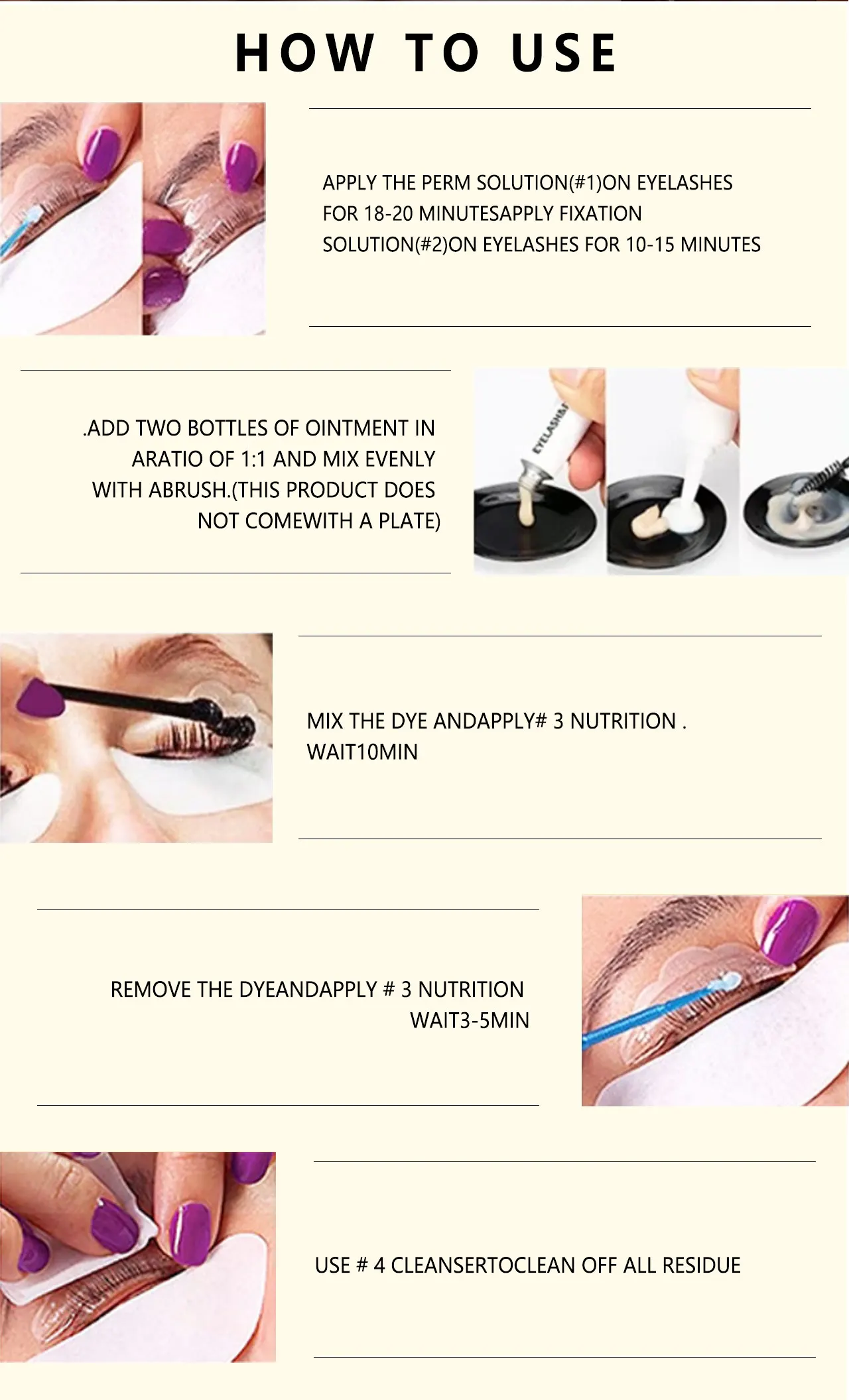 ICONSIGN Wimpern- und Augenbrauen-Färbemittel Augenbrauen-Färbung Wasserfest Langanhaltend Augenbrauen-Set Semi-Permanent Augenbrauen Schwarz Braun – Detail 7