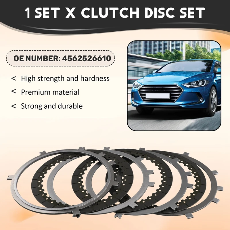 Automobile A6GF1 A6GF2 Auto Transmission Clutch Plates With Steel Disk Set-Under Drive Brake 45625-26610 For Hyundai Kia