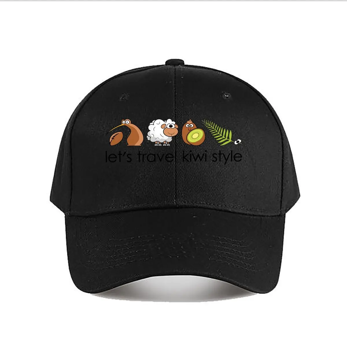 Lets Travel Kiwi Style New Zealand Baseball Cap Fashion Men Sunhat Women's Outdoor Sports