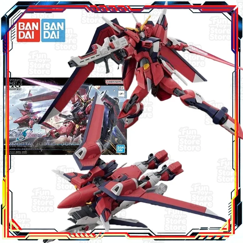 

Bandai Gundam Seed Freedom Immortal Justice Gundam Action Figure 1/144 HG Model Kit Official Licensed Toy for Boys Girls Kids