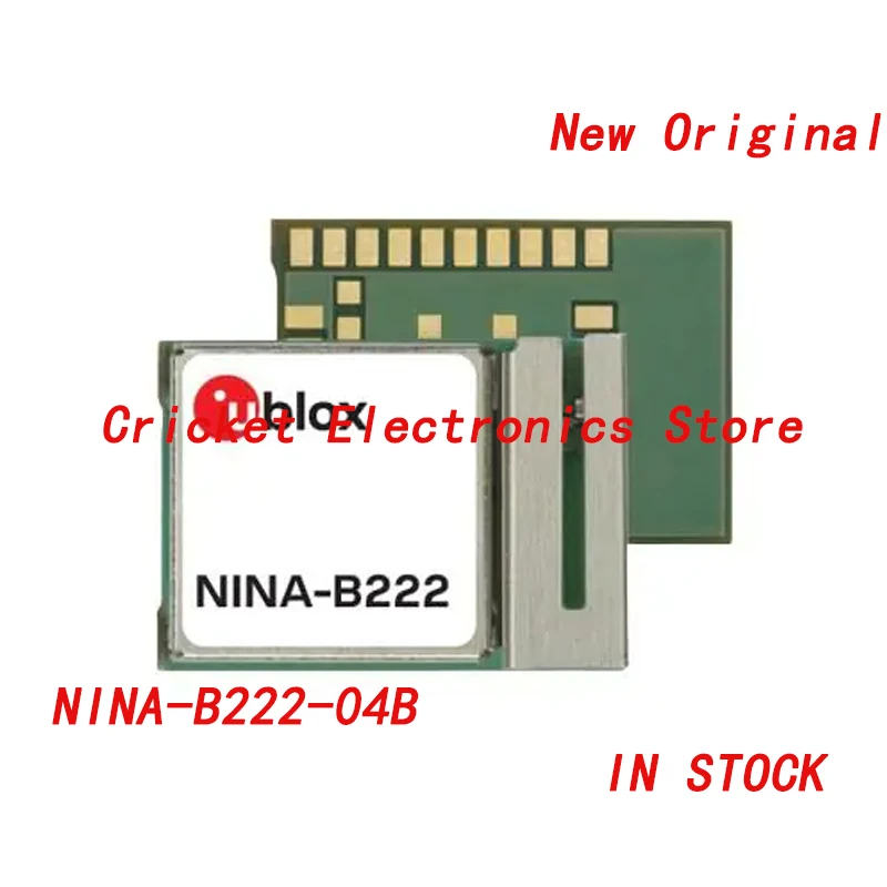 NINA-B222-04B Secure industrial dual-mode Bluetooth Module, u-connectXpress software and internal antenna