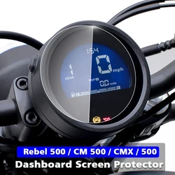 Rebel 500 Dashboard Screen Protector CMX 500 Motorcycle For Honda CM 500 TFT LCD Dashboard Film Anti-scratch Protective Film