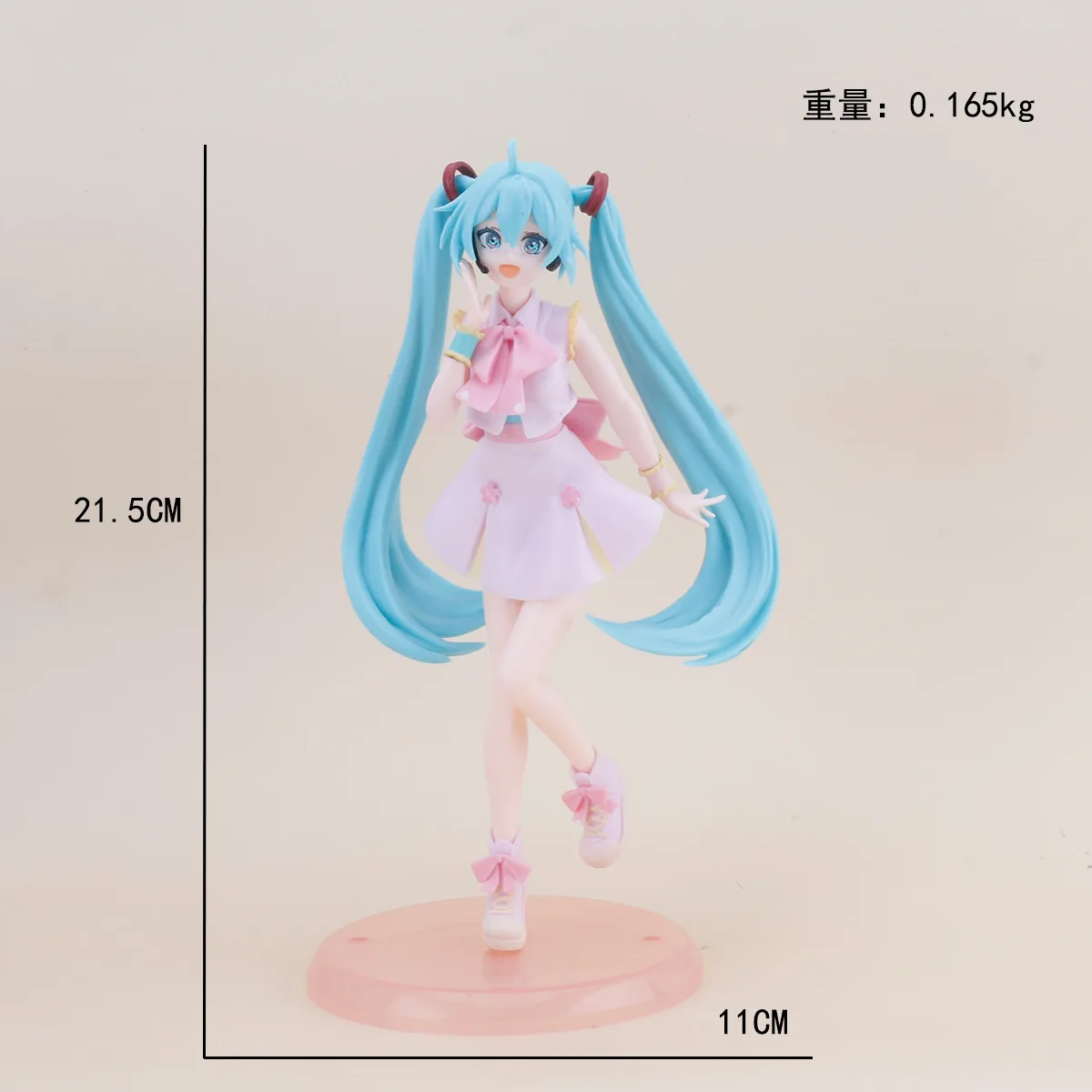 Hatsune Miku Anime Figure Cute Girl Desktop Car Ornament Case Decoration Model Collectible Doll Otaku Gift For Fans - view 4
