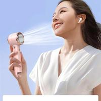 2025 Portable 2000mah Rechargeable Fan Cold Compress Handheld Fan Outdoor USB Mini Air Cooler Hand Fan For Summer
