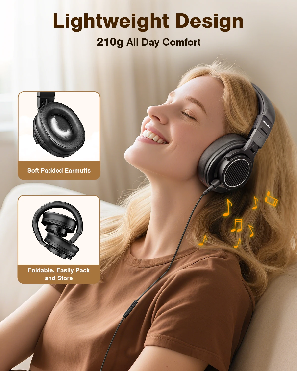 سماعات رأس جديدة سلكية احترافية Studio Pro 50 DJ مع ميكروفون فوق الأذن وشاشة استوديو عالية الدقة سماعة رأس للموسيقى