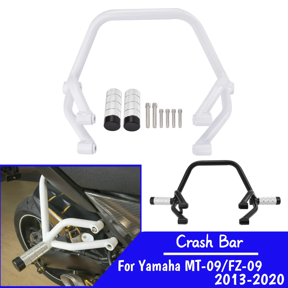 For MT 09 Crash Bars Frame Bumper For Yamaha MT-09/FZ-09 2013-2020 FZ09 MT09 Motorcycle Highway Engine Guard Subcage Stunt Cage